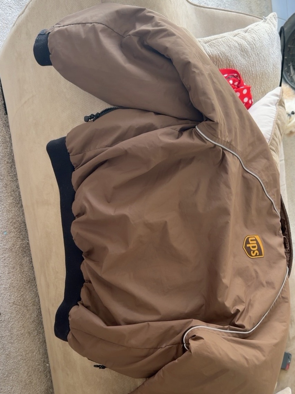Brown Puffer Jacket - Men